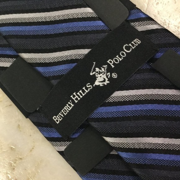 BEVERLY HILLS POLO CLUB SILK TIE - Picture 9 of 13
